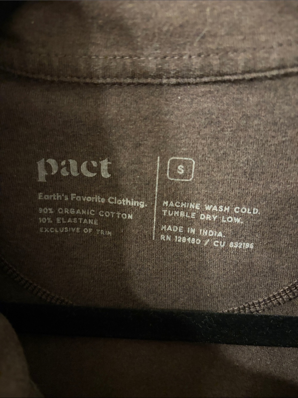 Pact Women's Brown Full-Zip Bomber Jacket - Picture 2 of 3